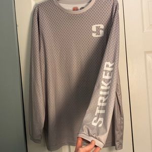 Striker men’s long sleeve UPF 45 fishing or beach sun protection shirt